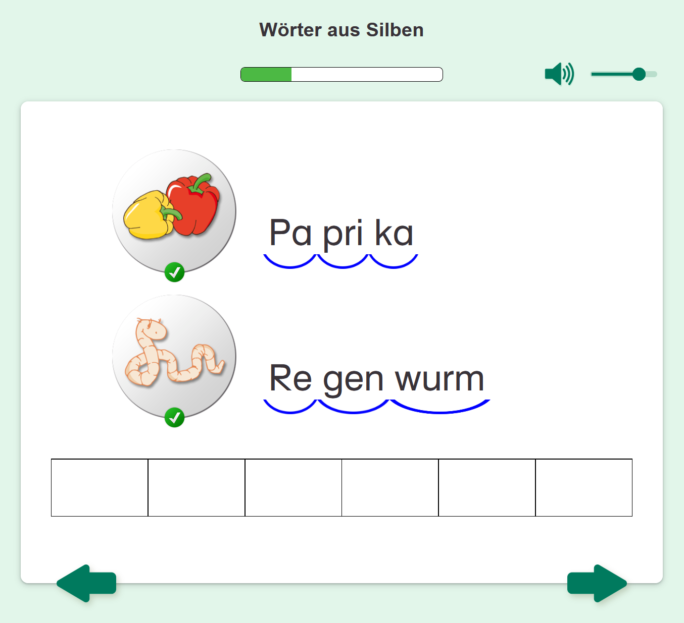Screenshot LernMax Deutsch Alphabetisierung Online