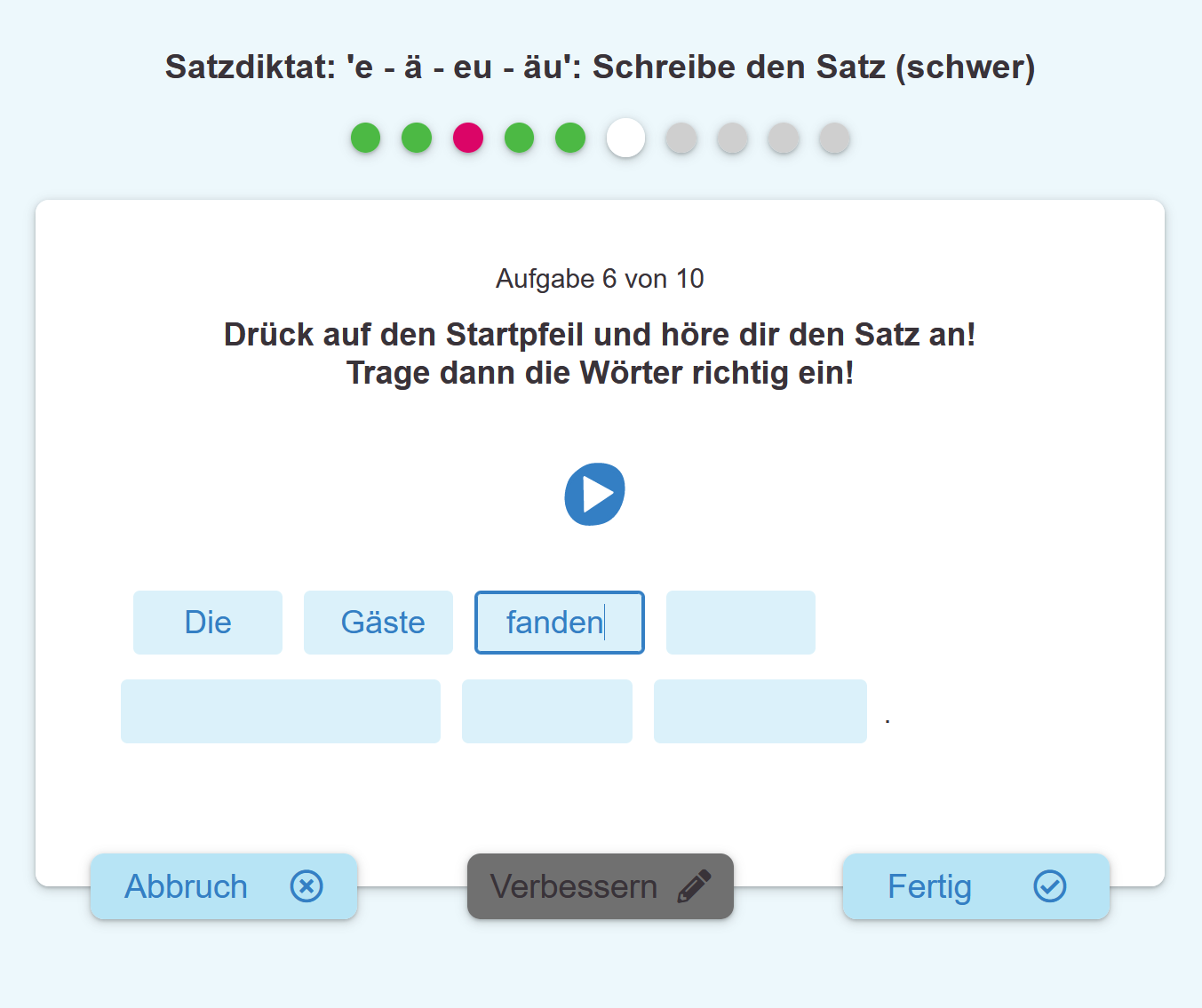 Screenshot LernMax Deutsch