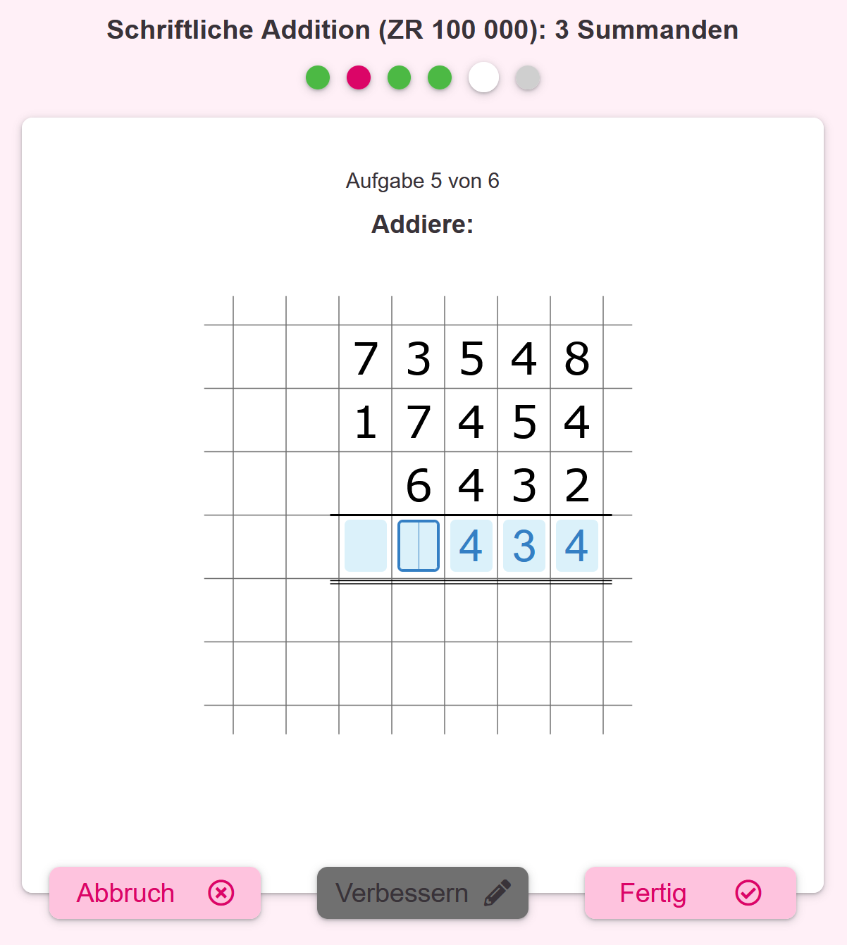 Screenshot LernMax Mathematik Online